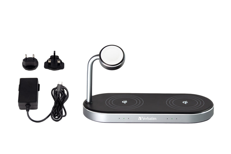 CHARGEUR INDUCTION SS FIL 3 EN 1 35W VERBATIM
