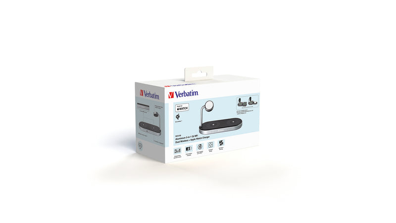 CHARGEUR INDUCTION SS FIL 3 EN 1 35W VERBATIM