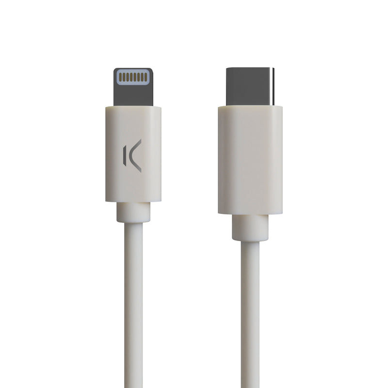 CABLE USB TYPE C LIGHTNING 1M MFI KSIX