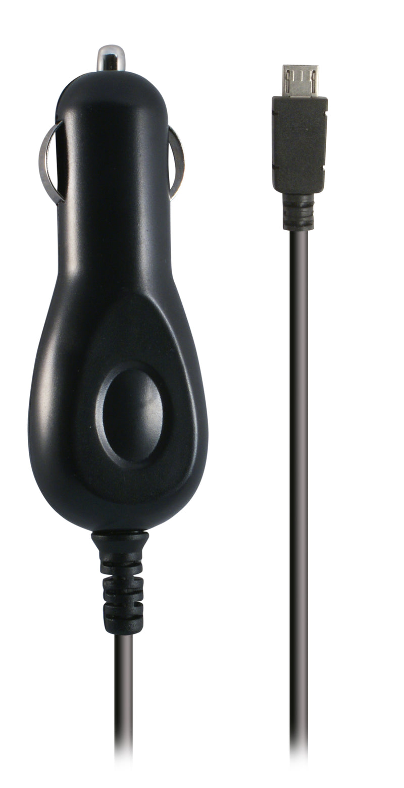 CHARGEUR DE VOITURE MICRO USB 1A NOIR KSIX