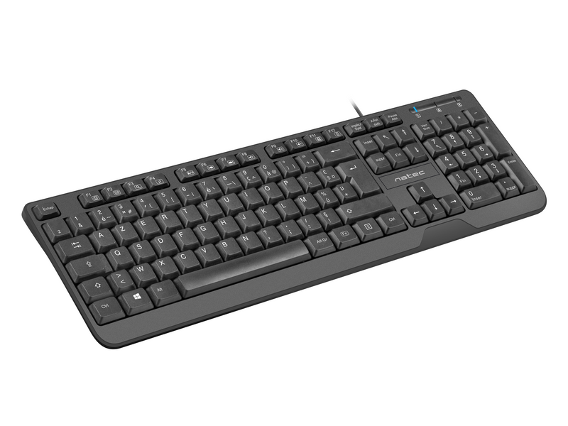 CLAVIER FILAIRE USB TROUT FR NOIR NATEC