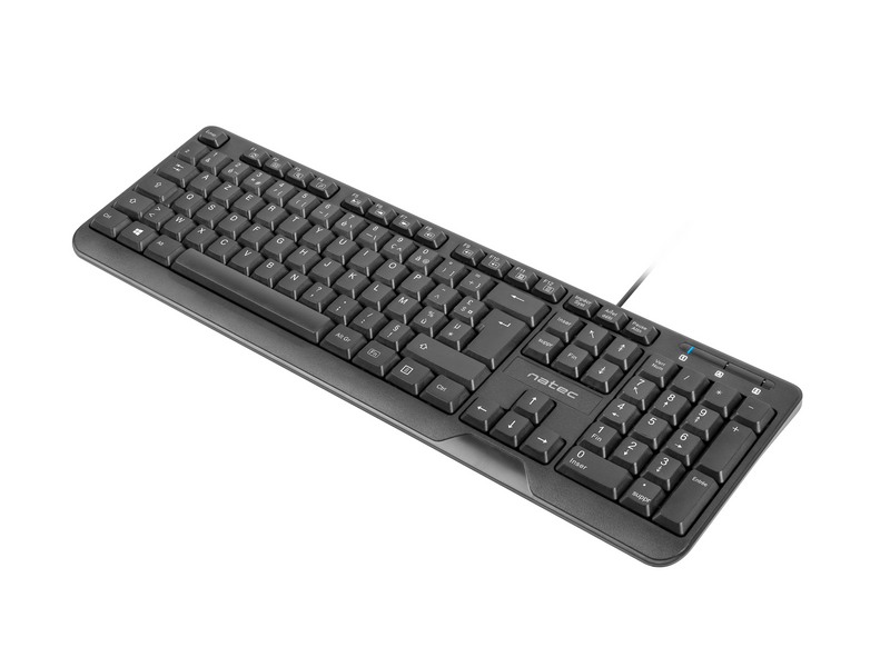 CLAVIER FILAIRE USB TROUT FR NOIR NATEC