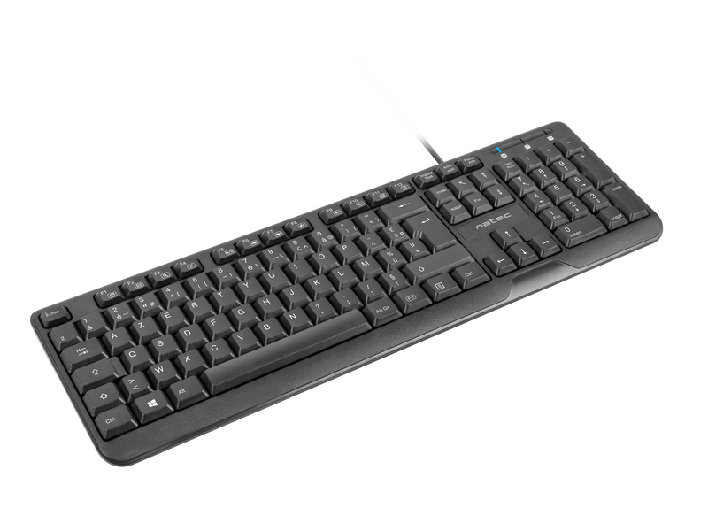 CLAVIER FILAIRE USB TROUT FR NOIR NATEC