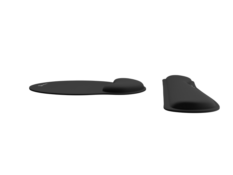 BUNDLE TAPIS DE SOURIS ET CLAVIER ERGONOMIQUE CHIPMUNK 2EN1 NOIR NATEC
