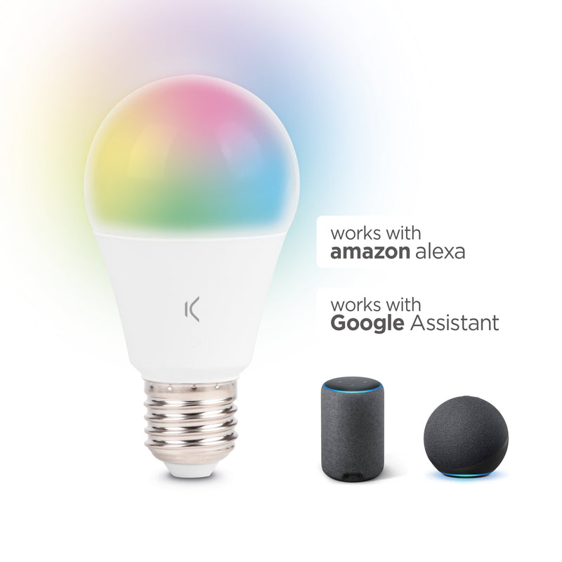 AMPOULE CONNECTÉE RGB + CCT A60 E27 9W KSIX
