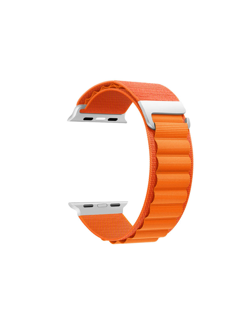 BRACELET POUR APPLE WATCH ET URBAN NYLON ORANGE KSIX