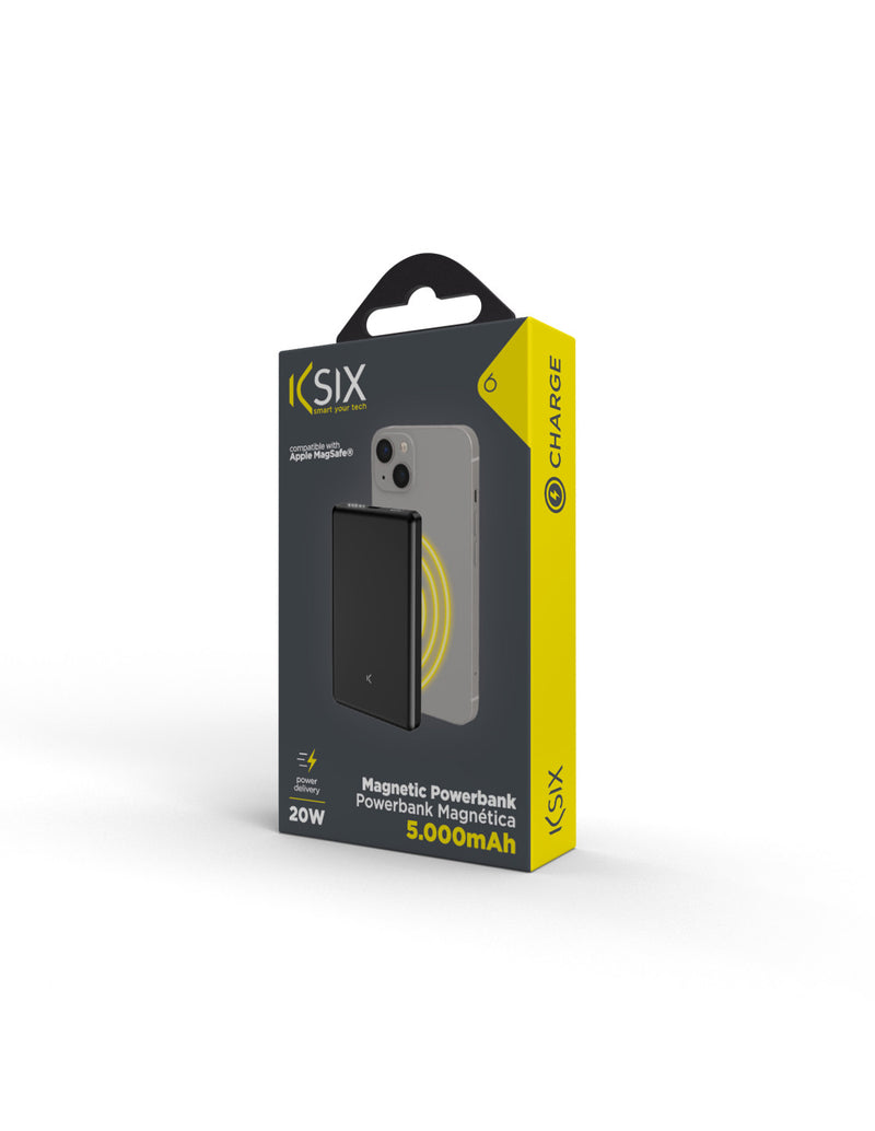 POWER BANK SLIM MAGSAFE 5000mAh NOIRE KSIX