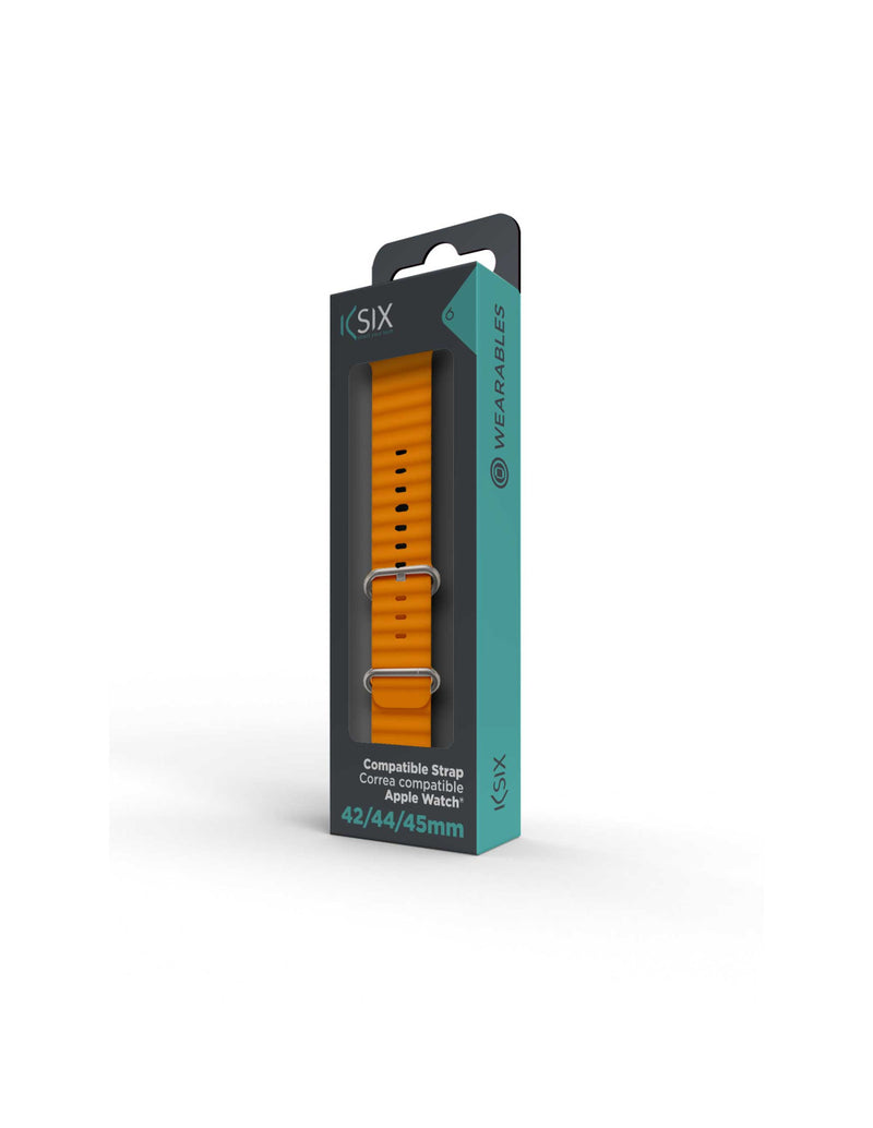 BRACELET POUR APPLE WATCH ET URBAN MARINE ORANGE KSIX