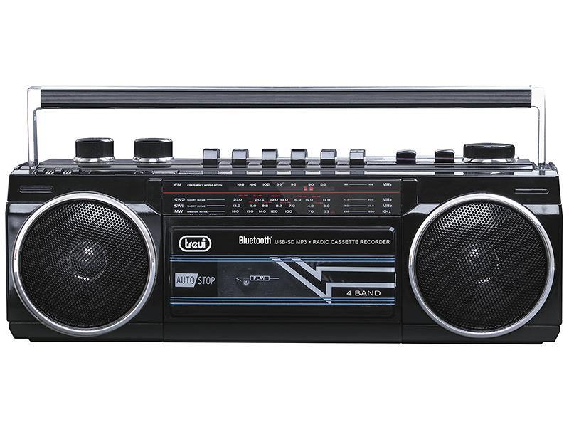 Radio K7 Bluetooth design rétro Trevi - L'échoppe connectée