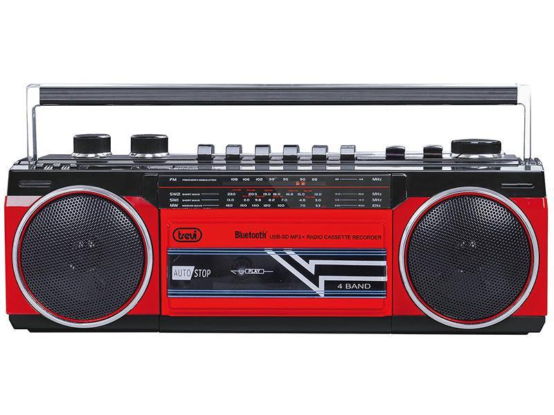 Radio K7 Bluetooth design rétro Trevi - L'échoppe connectée