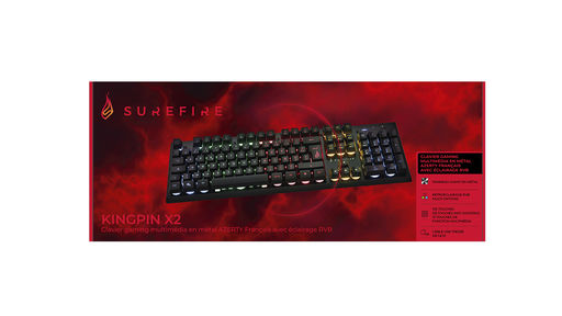 Clavier gaming Kingpin X2 Azerty SUREFIRE