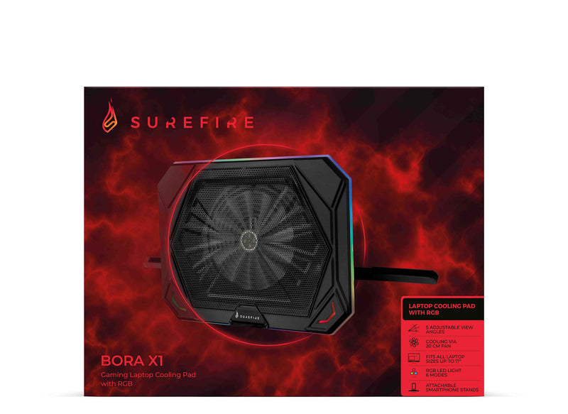 Stand de refroidissement gaming Bora X1 RGB Noir SUREFIRE