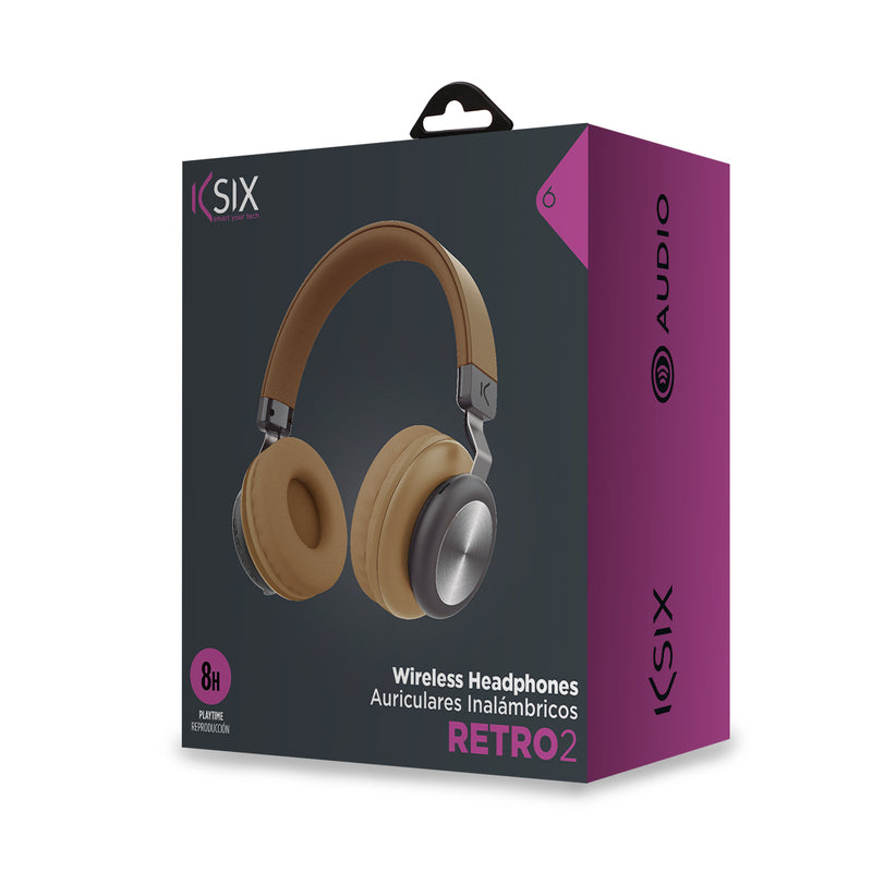 CASQUE BT5 MSD ARCEAU RETRO 2 MARRON KSIX