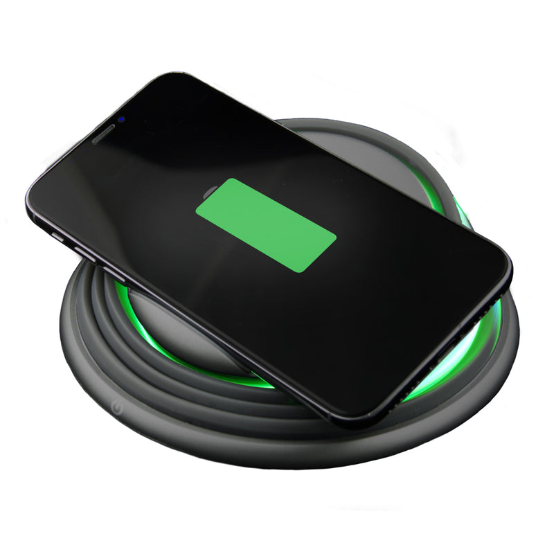 Chargeur rapide sans fil 10w avec lampe KSIX
