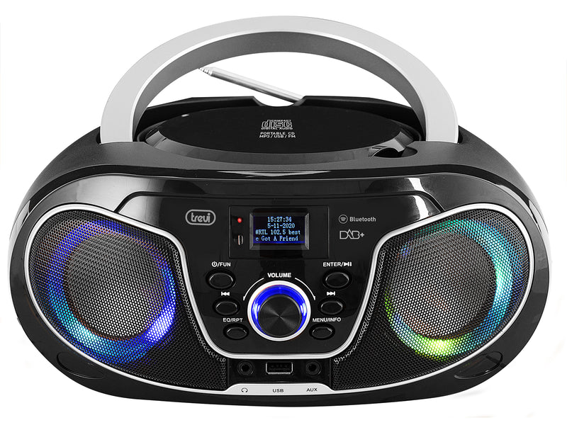 Radio CD dab LED cmp588 dab Bluetooth noir TREVI
