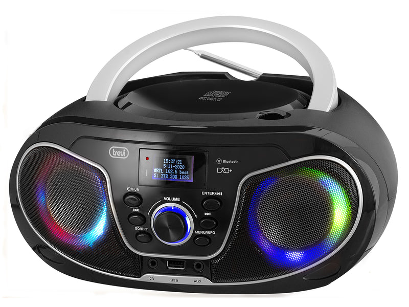 Radio CD dab LED cmp588 dab Bluetooth noir TREVI