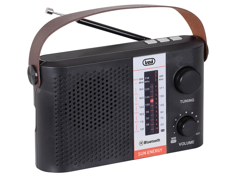 Radio portable inter solaire ra7f25 bluetooth noire TREVI