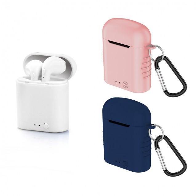 Duo intras Bluetooth blanc avec étuis contact by KSIX - L'échoppe connectée