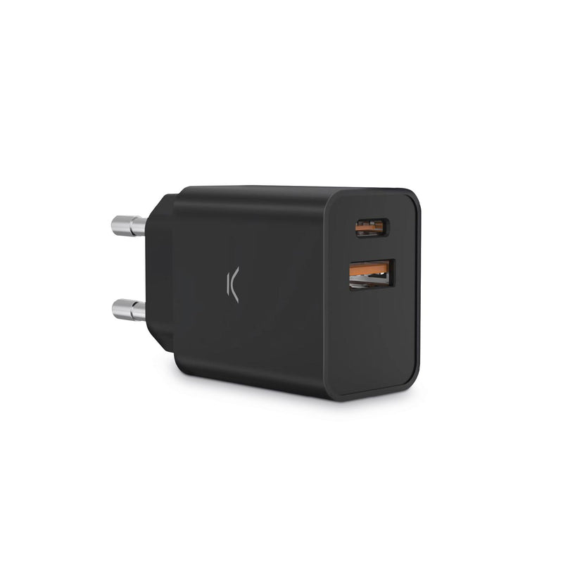 ADAPTATEUR USB SECTEUR DUAL USB A ET C 30W KSIX